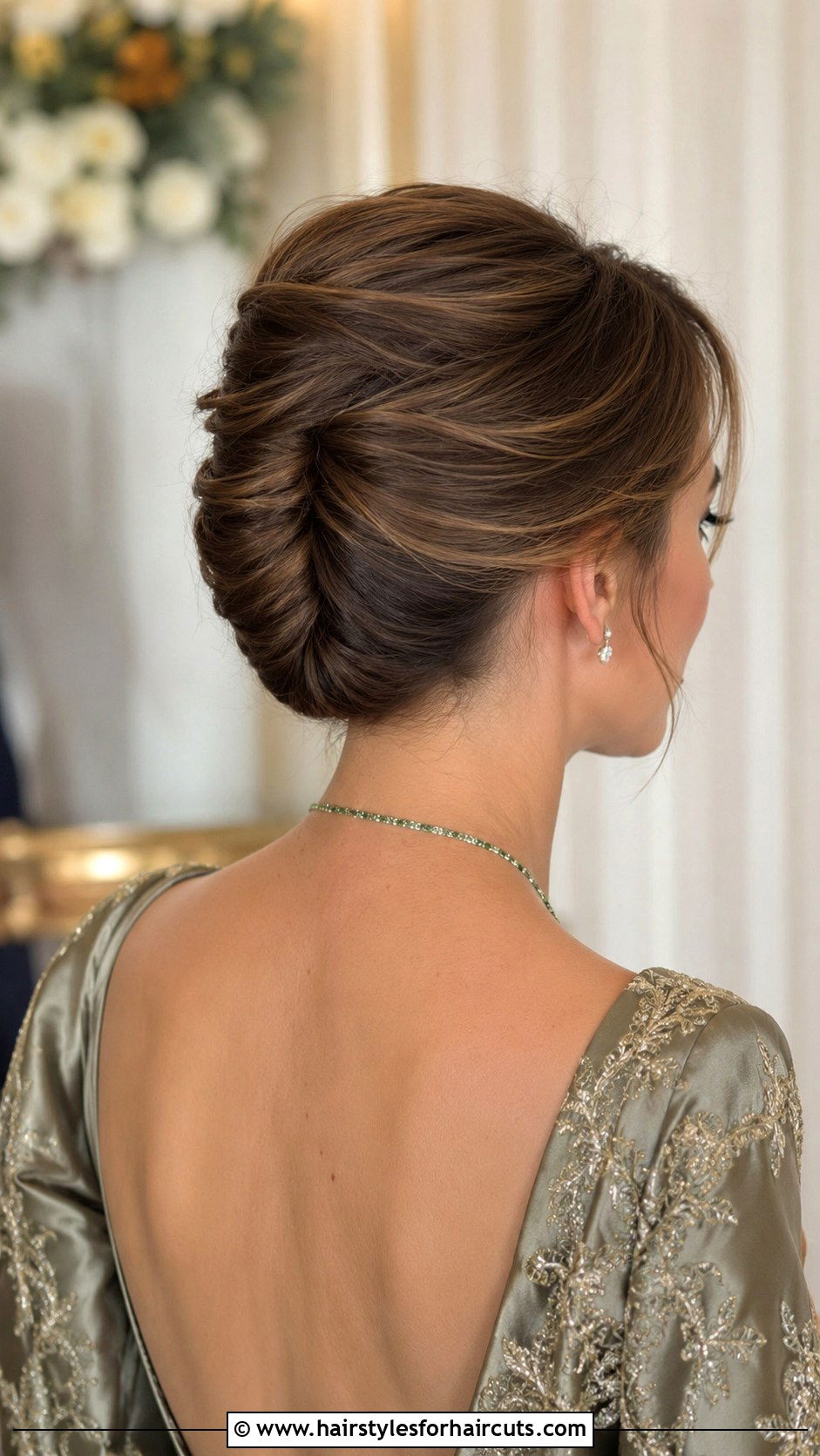 Mid Length French Twist - 25 mid length wedding hairstyles - 25 mid length wedding hairstyles