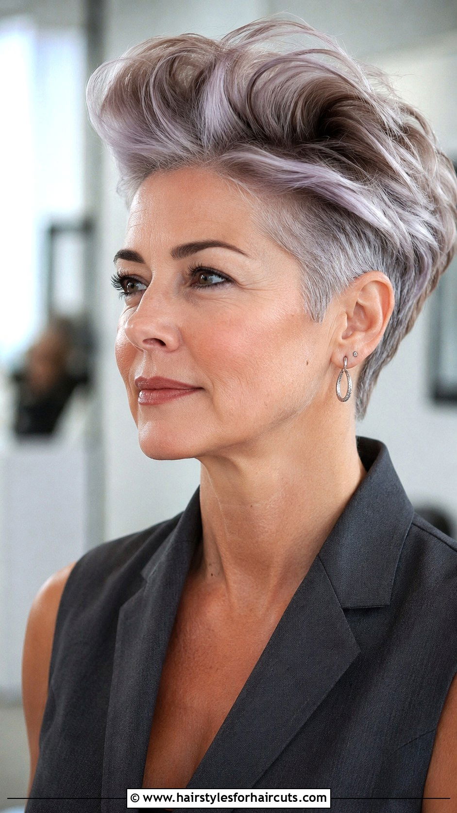 Mid Length Pompadour Haircut - 25 mid length hairstyles for women over 50 - 25 mid length hairstyles for women over 50