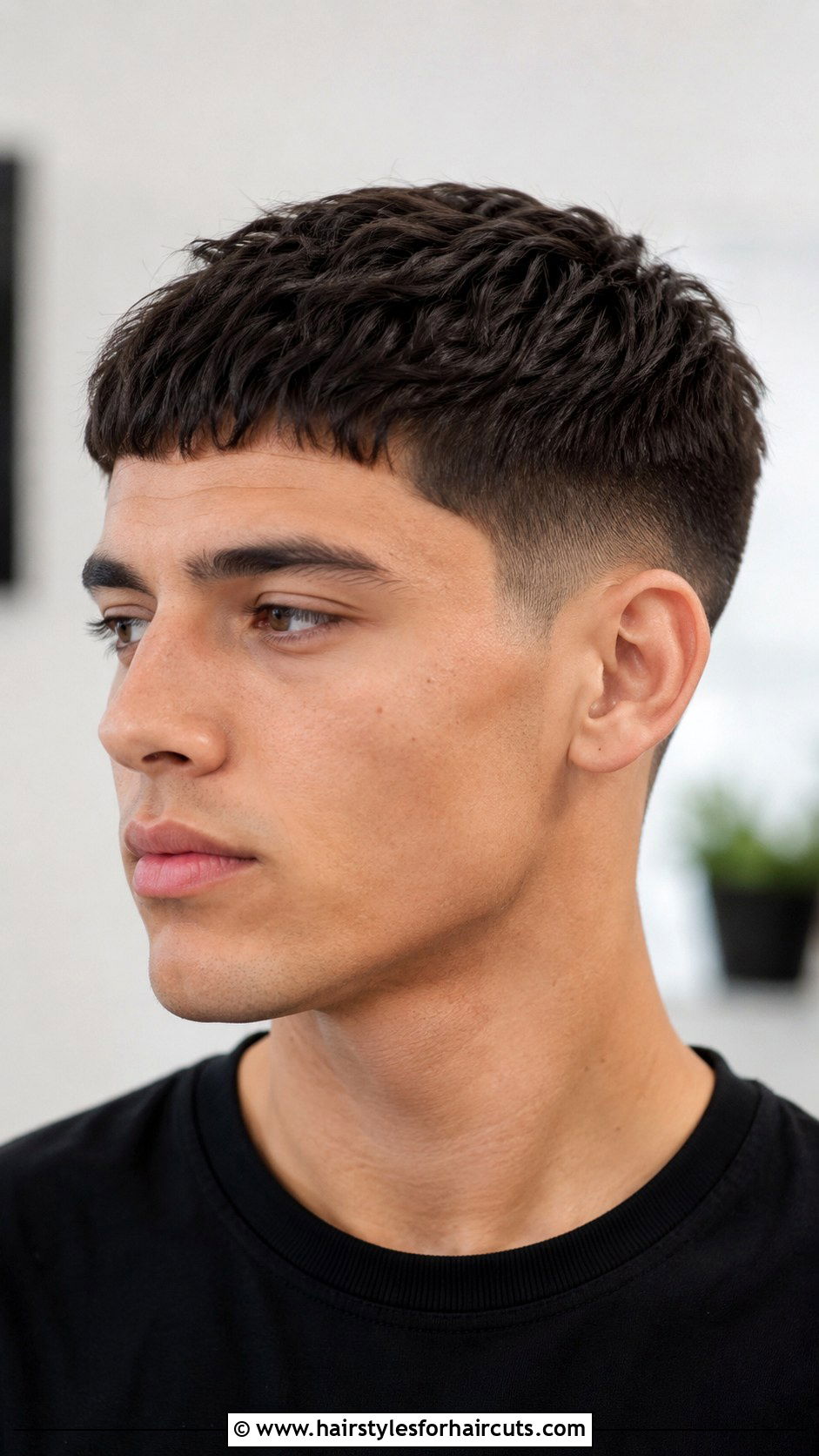 Mid Taper Caesar Cut - 25 mid taper haircuts - 25 mid taper haircuts