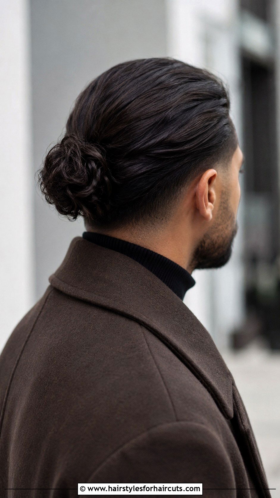 Mid Taper Fade Low Bun - 25 bun haircuts ponytail long hair taper fade - 25 bun haircuts ponytail long hair taper fade