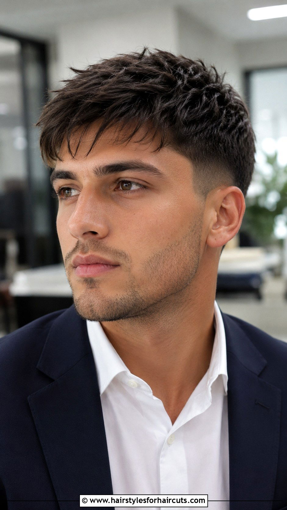 Mid Taper Fade With Textured Fringe - 25 fade haircuts - 25 fade haircuts