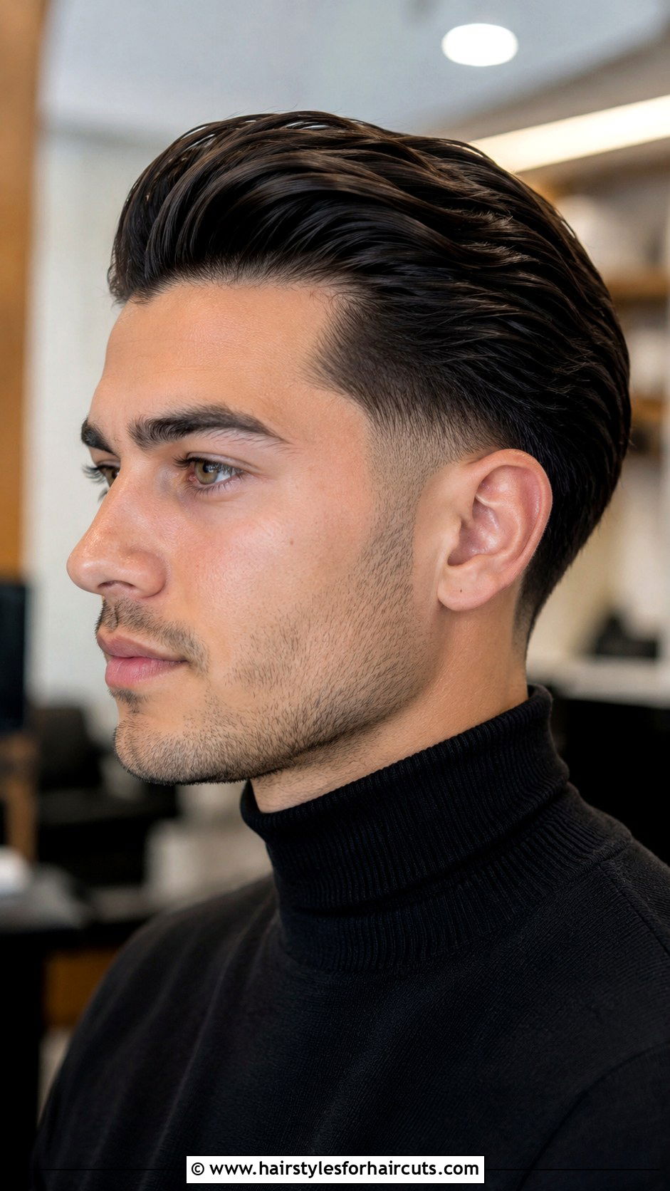 Mid Taper Slick Back - 25 mid taper haircuts - 25 mid taper haircuts