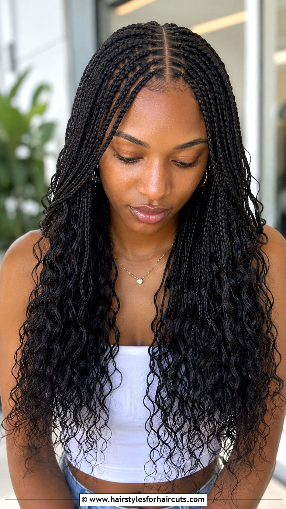 Middle Part Boho Braids - 25 boho braids hairstyles black hair - 25 boho braids hairstyles black hair