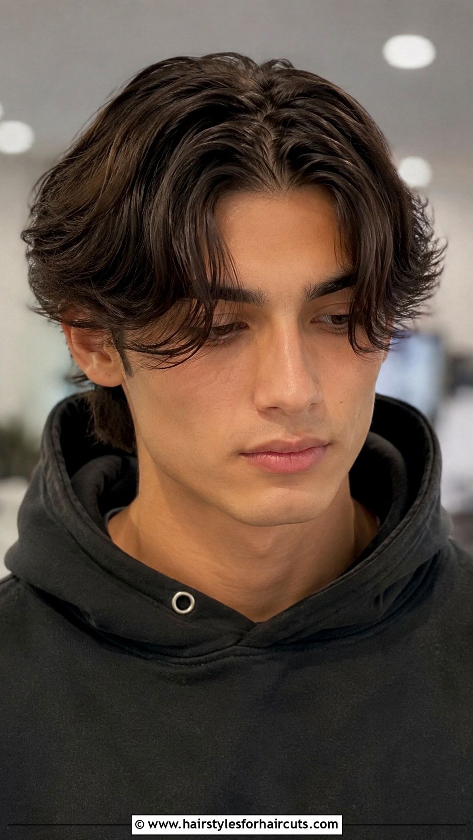 Middle Part Comb Over - 25 hairstyles comb - 25 hairstyles comb