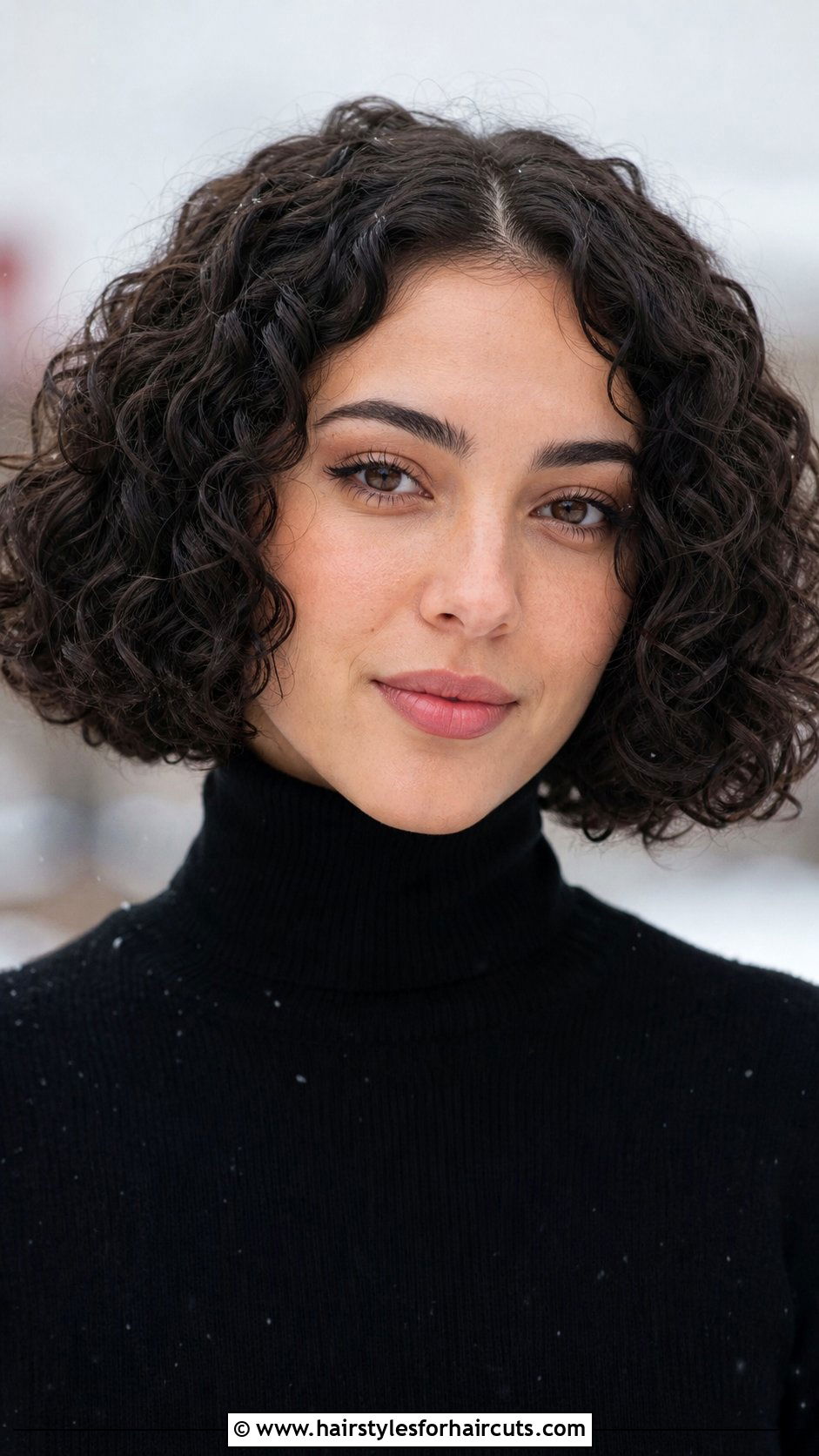 Middle Part Curly Bob - 25 middle part haircuts curly hair - 25 middle part haircuts curly hair