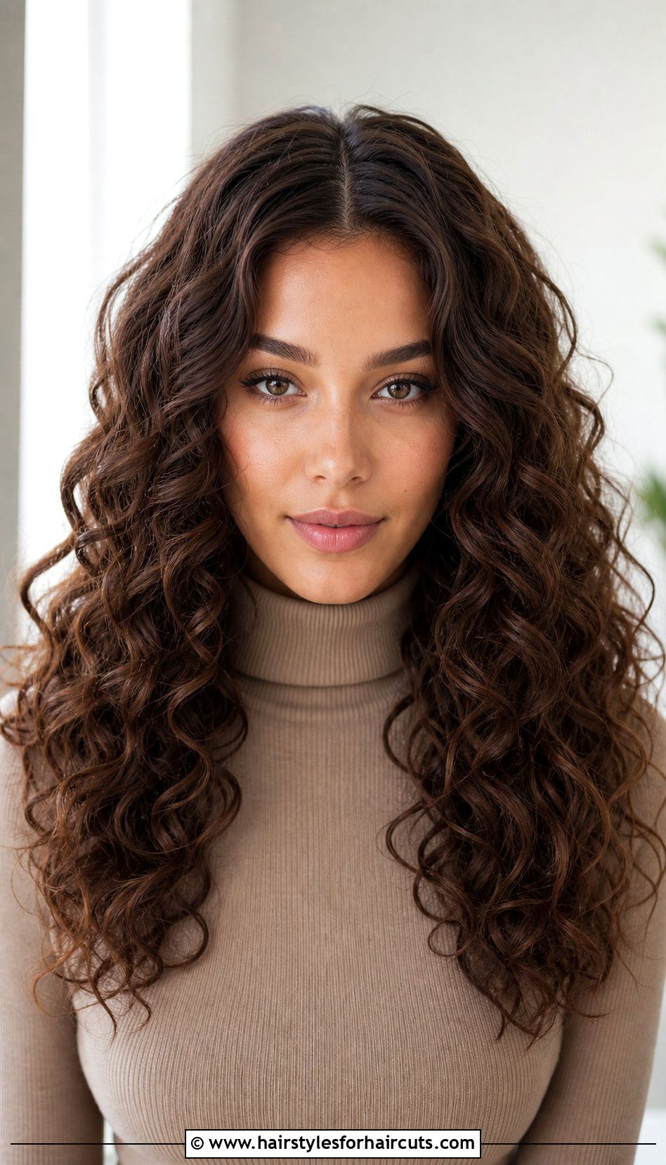 Middle Part Curly Hairstyle - 25 interview hairstyles for curly hair - 25 interview hairstyles for curly hair