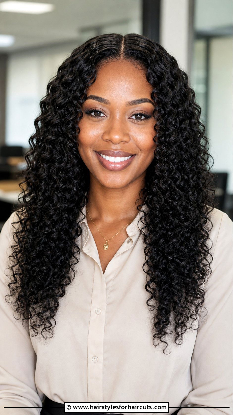 Middle Part Curly Sew In - 25 curly hair sew in hairstyles - 25 curly hair sew in hairstyles