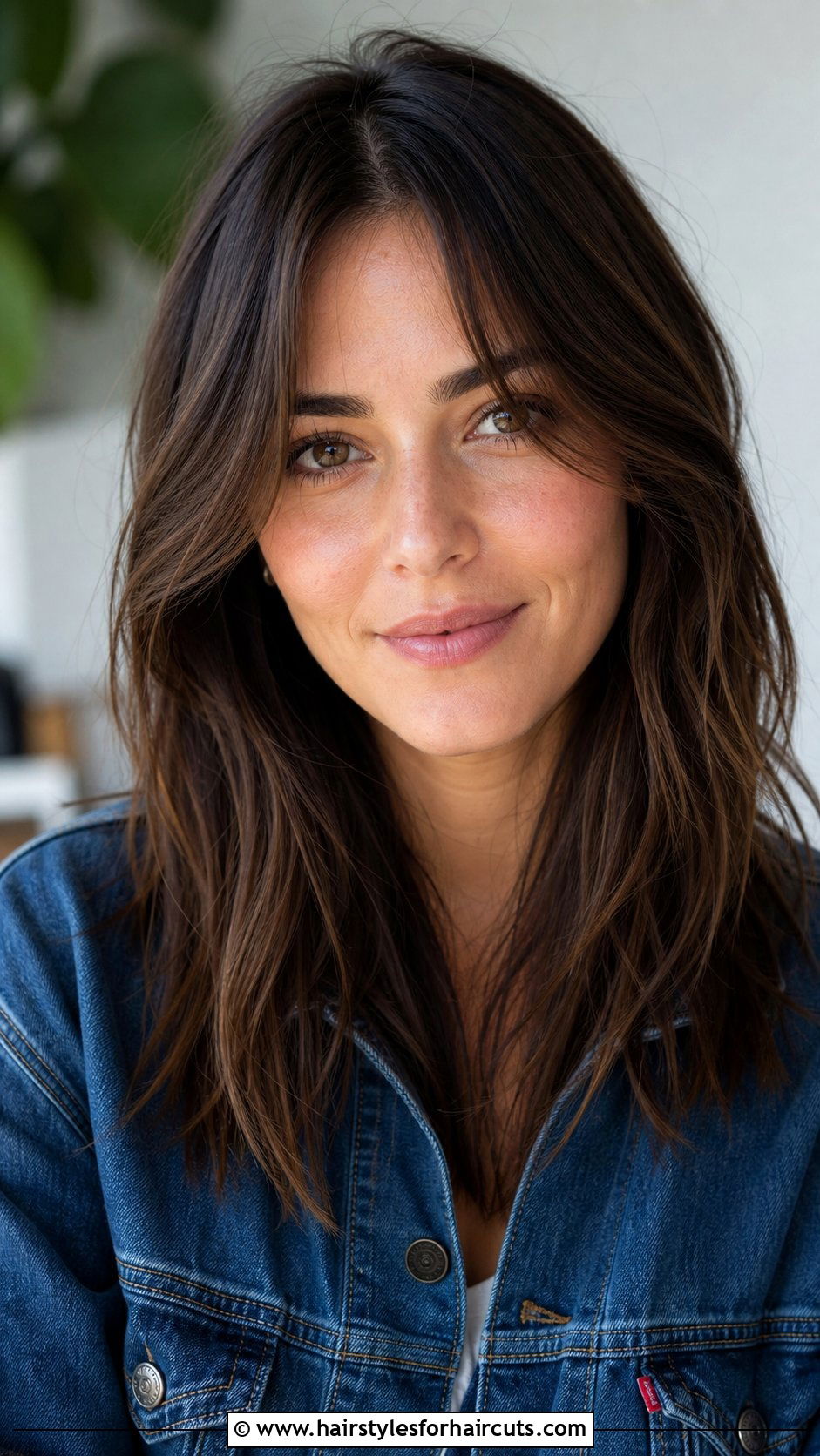 Middle Part Curtain Bangs - 25 middle part haircuts - 25 middle part haircuts