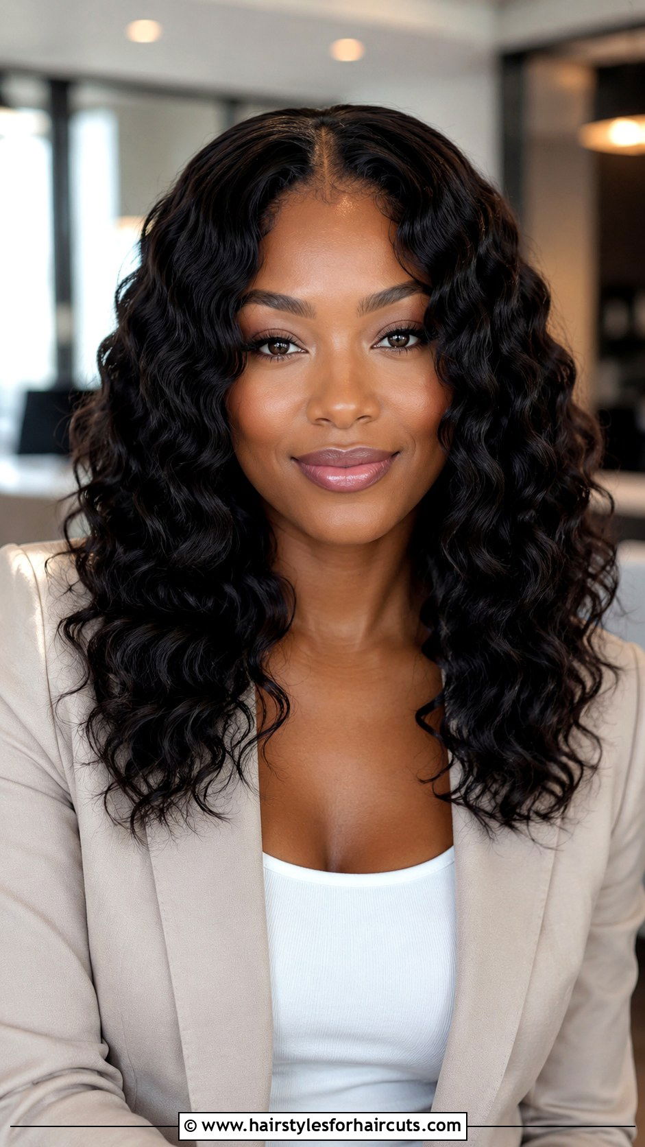 Middle Part Deep Wave Crochet - 25 deep wave crochet hairstyles - 25 deep wave crochet hairstyles