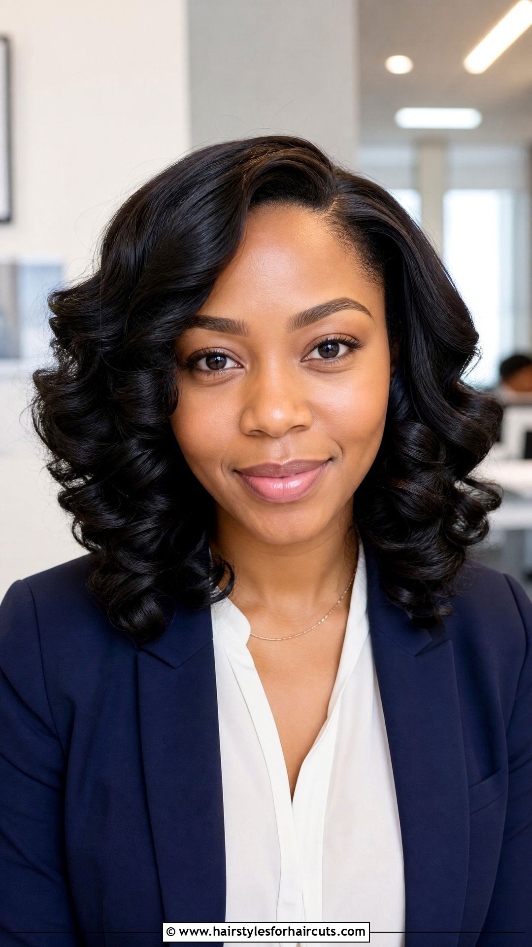 Middle Part Flexi Rod Set - 25 flexi rod hairstyles on natural hair - 25 flexi rod hairstyles on natural hair
