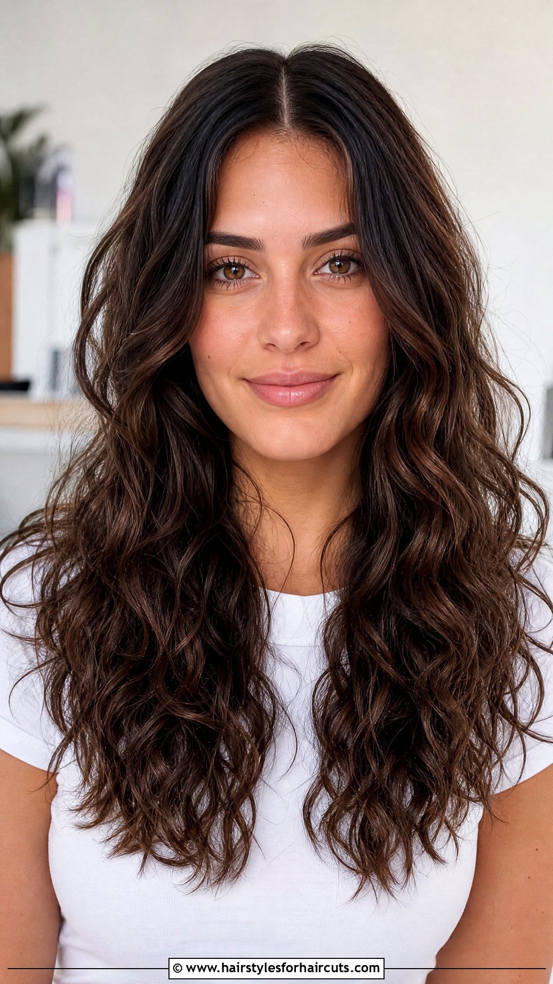Middle Part Long Curly Hair - 25 hairstyles ideas for long curly hair - 25 hairstyles ideas for long curly hair