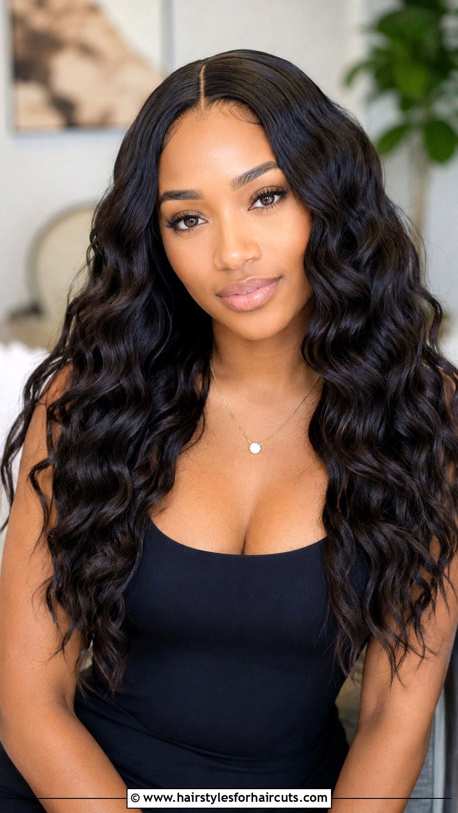 Middle Part Loose Deep Wave - 25 bundle hairstyles - 25 bundle hairstyles