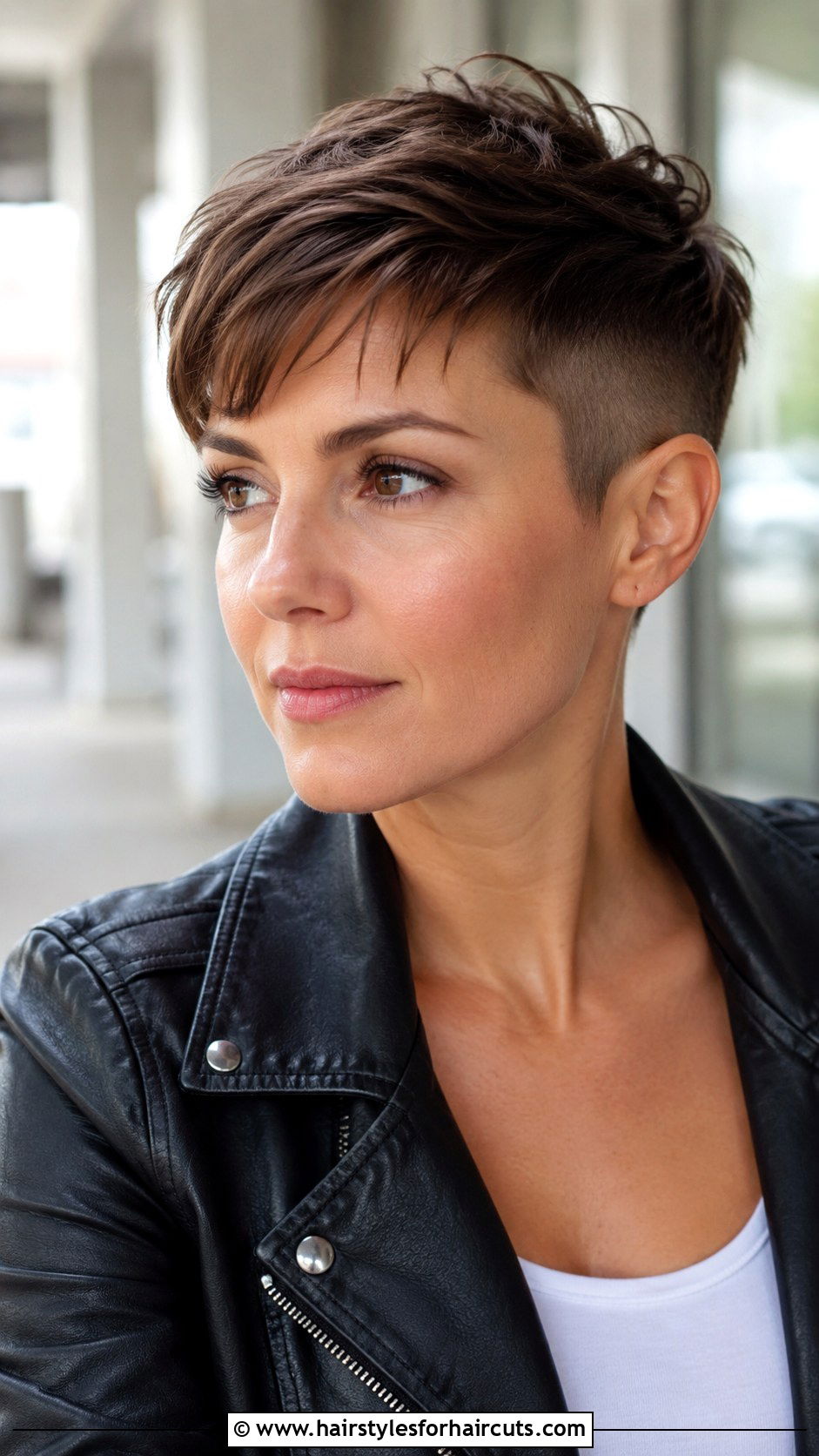 Middle Part Pixie Cut - 25 middle part hairstyles - 25 middle part hairstyles
