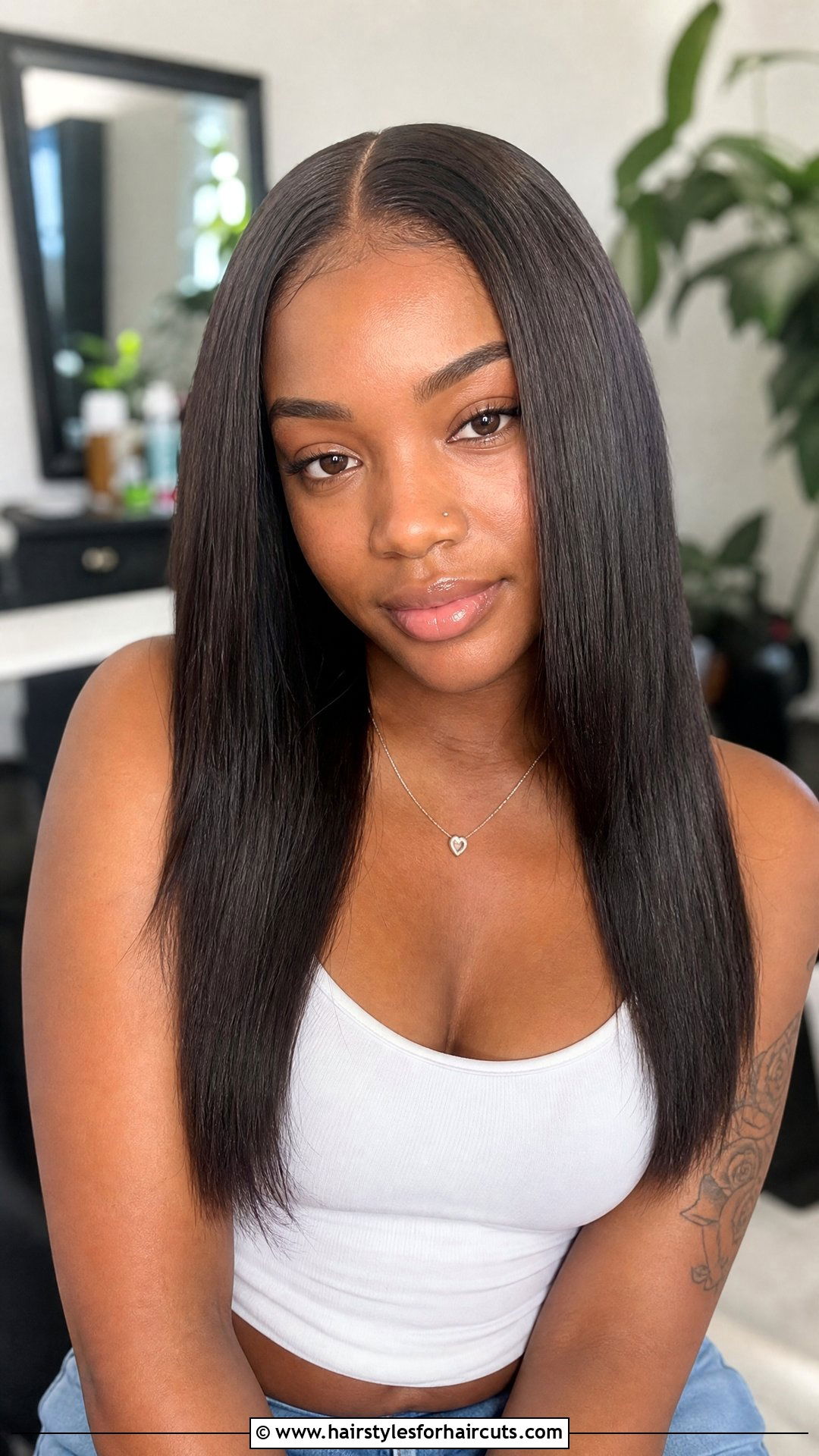 Middle Part Sew In Weave - 25 track hairstyles for black hair - 25 track hairstyles for black hair