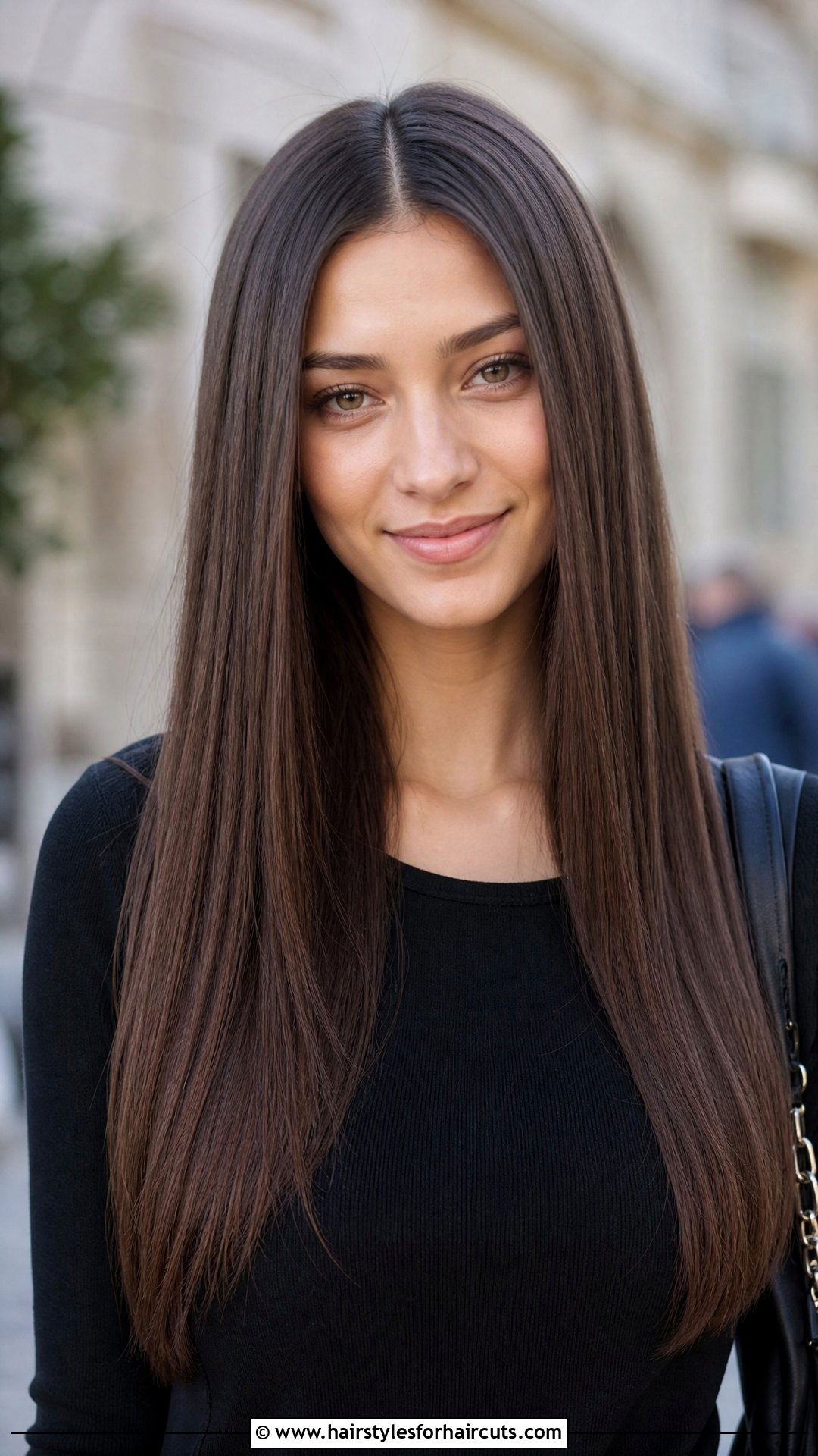 Middle Part Stick Straight Hair - 25 y2k hairstyles - 25 y2k hairstyles