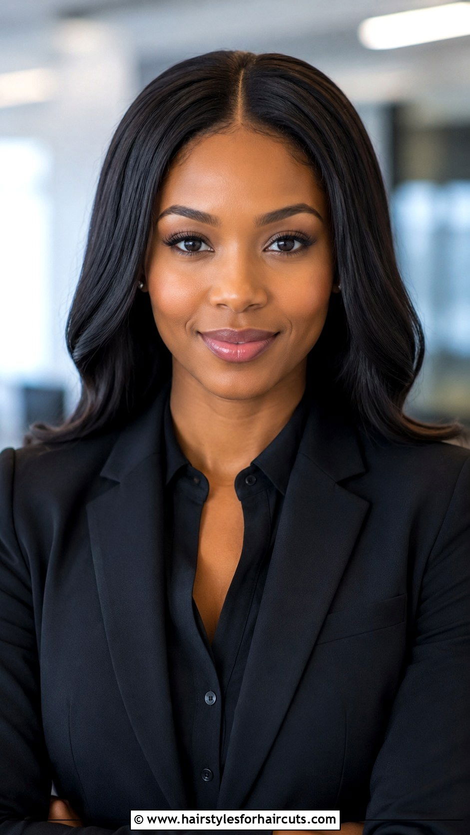 Middle Part Weave - 25 hairstyles with weave - 25 hairstyles with weave