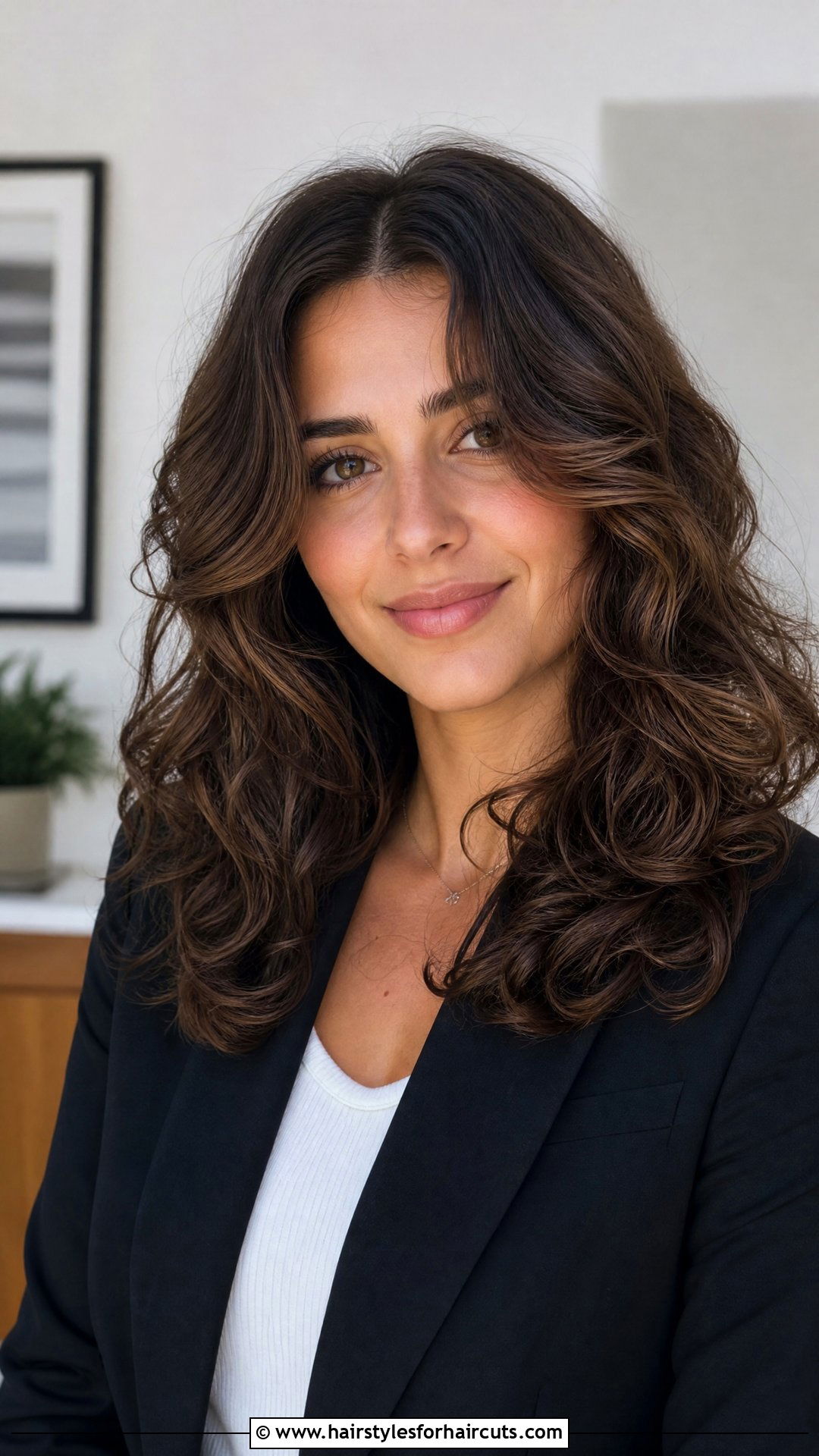 Middle Parted Curly Hair - 25 womens curly hairstyles - 25 womens curly hairstyles