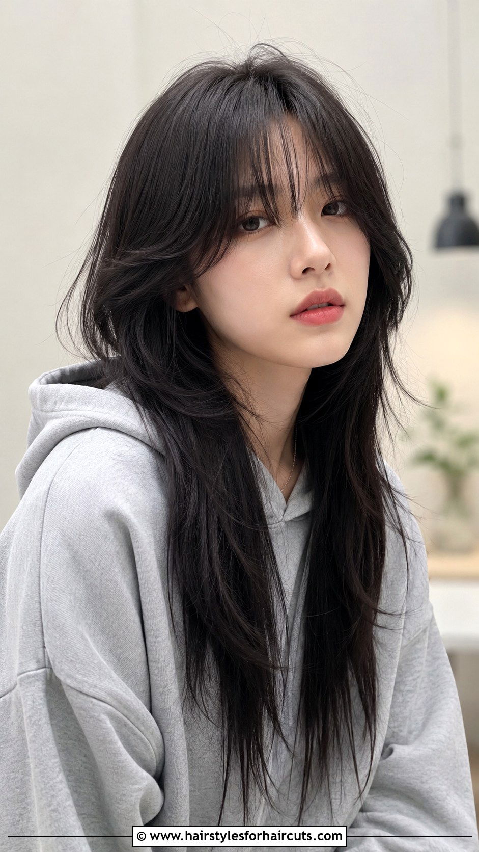Middle Split Wolf Cut - 25 split hairstyles - 25 split hairstyles