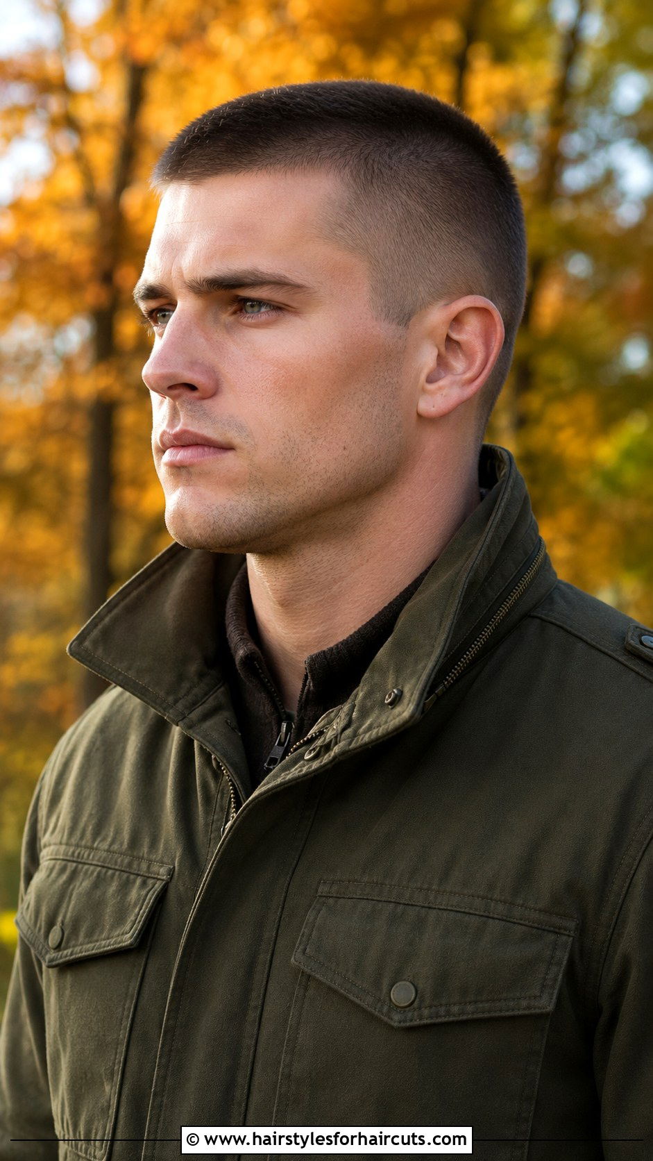 Military Style Crew Cut - 25 balding hairstyles for men - 25 balding hairstyles for men