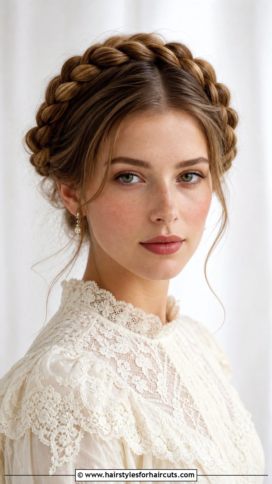 Milkmaid Braid - 25 wedding braid hairstyles for long hair - 25 wedding braid hairstyles for long hair