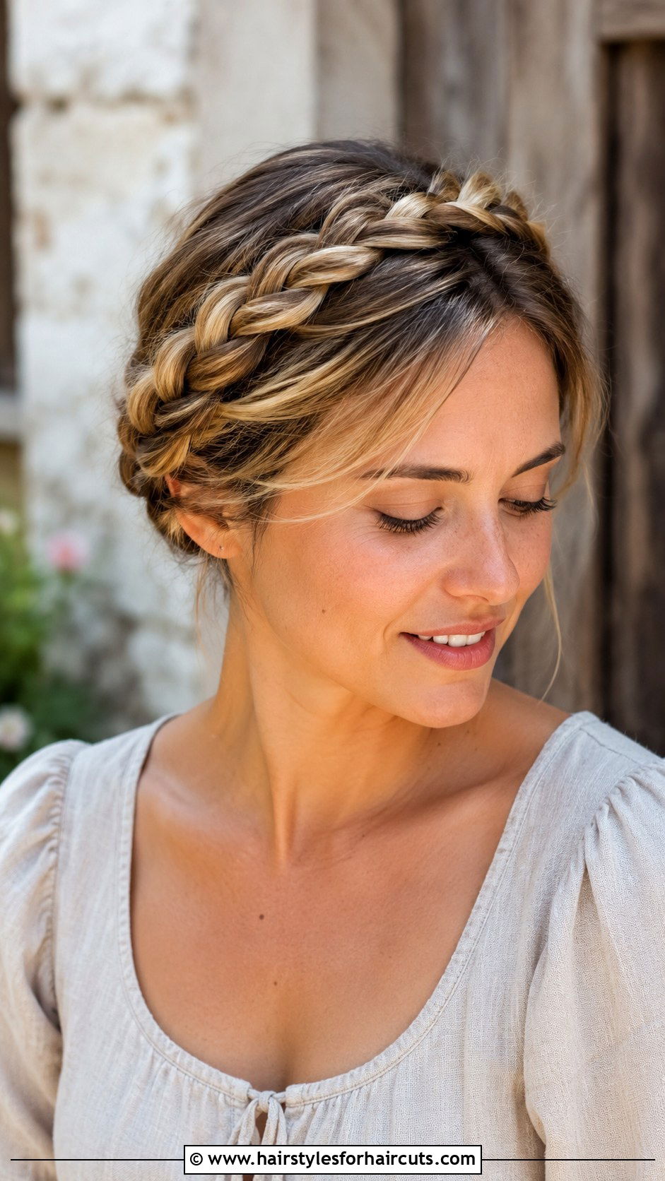 Milkmaid Braid - 25 cute hair hairstyles - 25 cute hair hairstyles