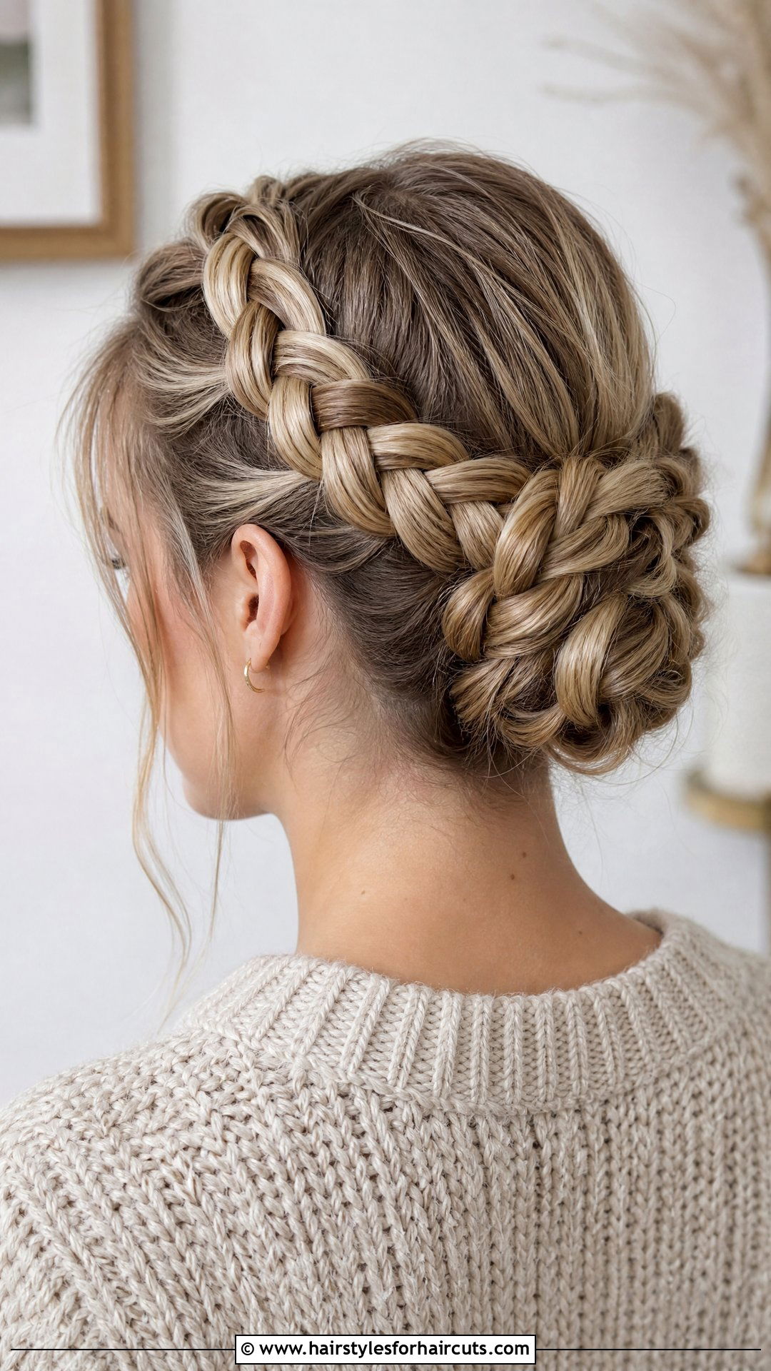 Milkmaid Braid Updo - 25 updo hairstyles for long hair - 25 updo hairstyles for long hair