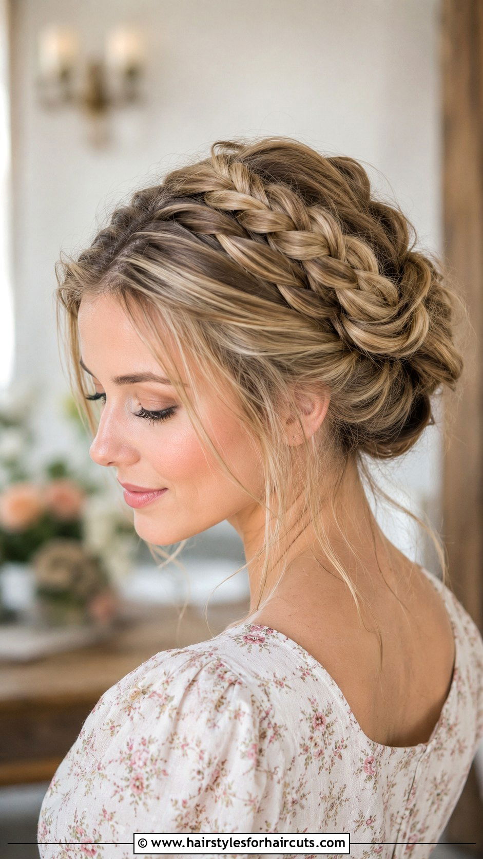 Milkmaid Braid Updo - 25 best wedding hairstyles - 25 best wedding hairstyles