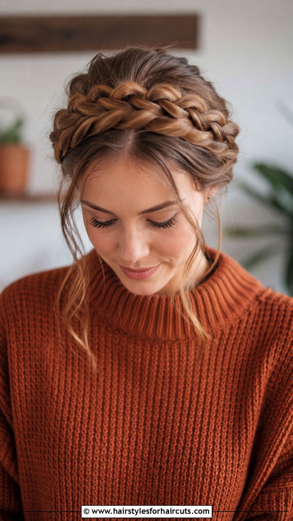 Milkmaid Braid Updo - 25 cute hair up hairstyles - 25 cute hair up hairstyles
