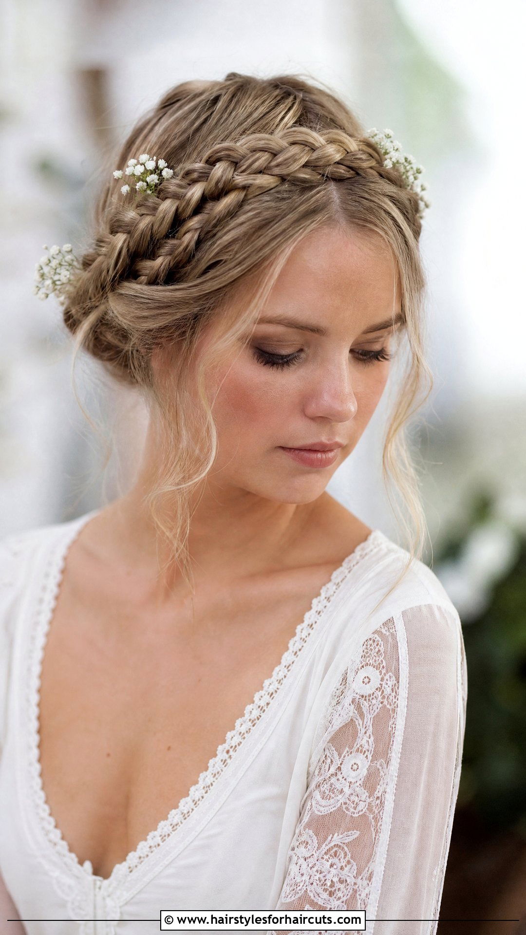 Milkmaid Braid Wedding Hairstyle - 25 wedding hairstyles - 25 wedding hairstyles