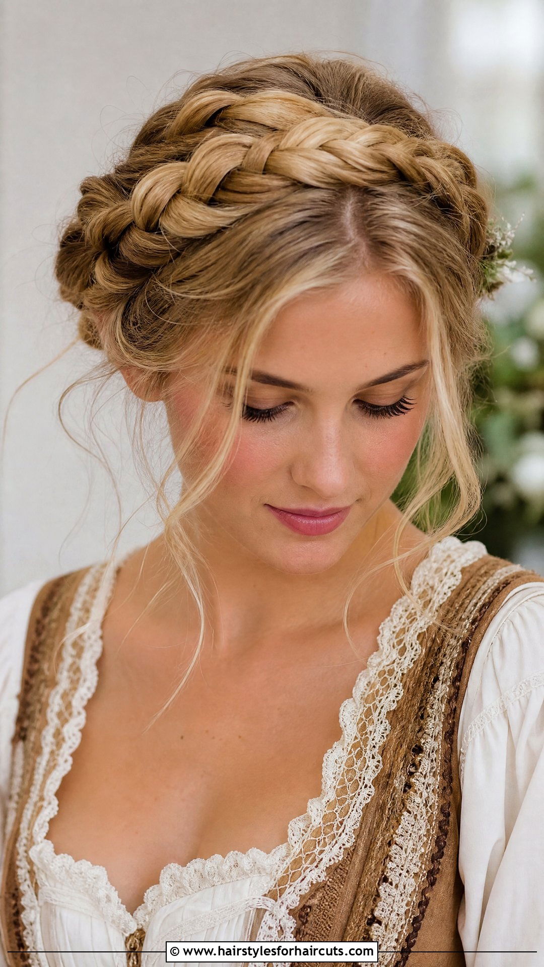 Milkmaid Braid Wedding Hairstyle - 25 weding hairstyles - 25 weding hairstyles