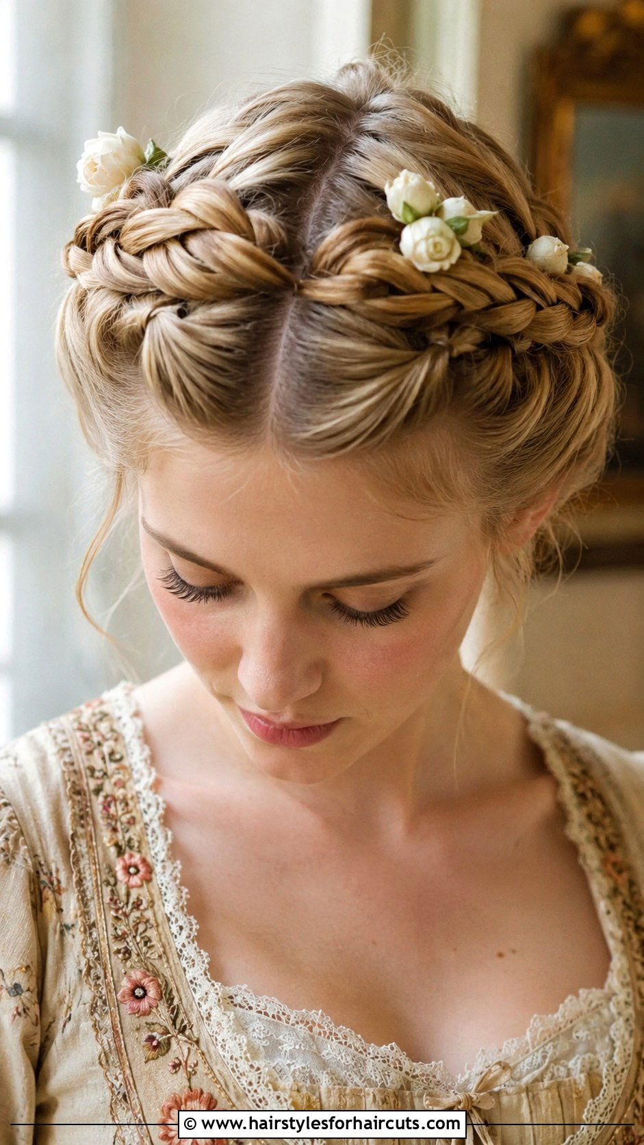 Milkmaid Braids - 25 wedding long hair hairstyles - 25 wedding long hair hairstyles