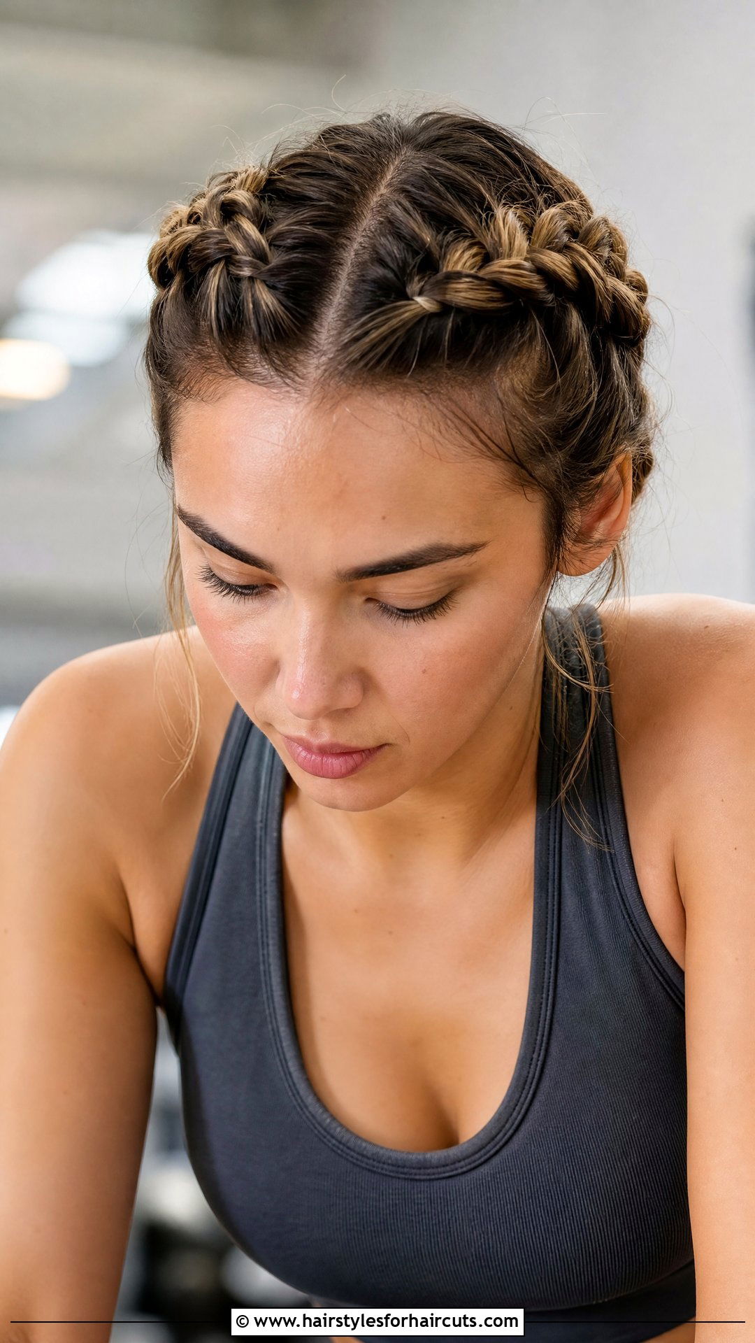 Milkmaid Braids - 25 workout hairstyles that wont damage hair - 25 workout hairstyles that won't damage hair