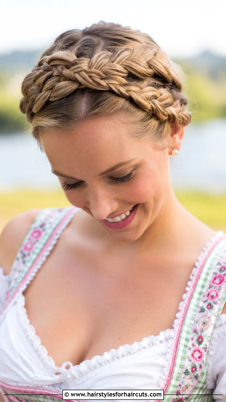 Milkmaid Braids - 25 easy hairstyles that wont damage hair - 25 easy hairstyles that won't damage hair