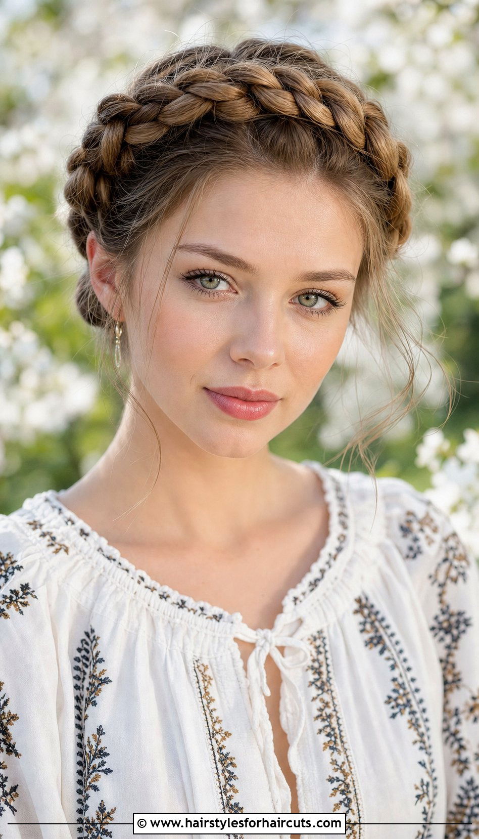 Milkmaid Braids - 25 hairstyles in the 1940s - 25 hairstyles in the 1940s