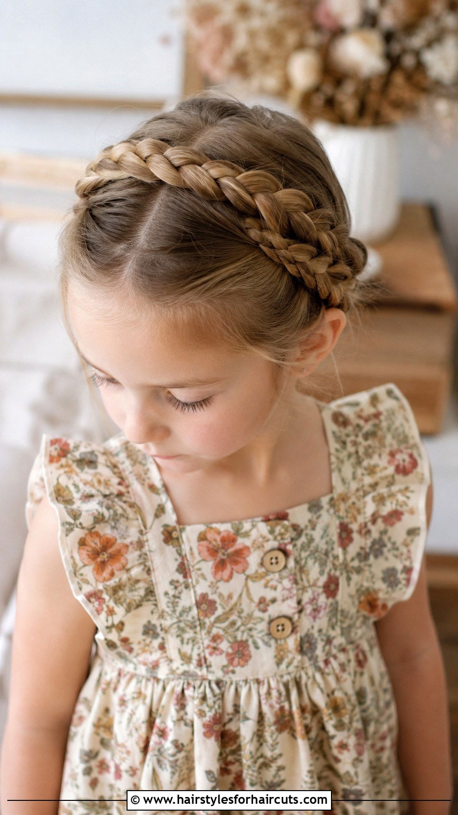 Milkmaid Braids - 25 hairstyles for 5 year old girl - 25 hairstyles for 5 year old girl