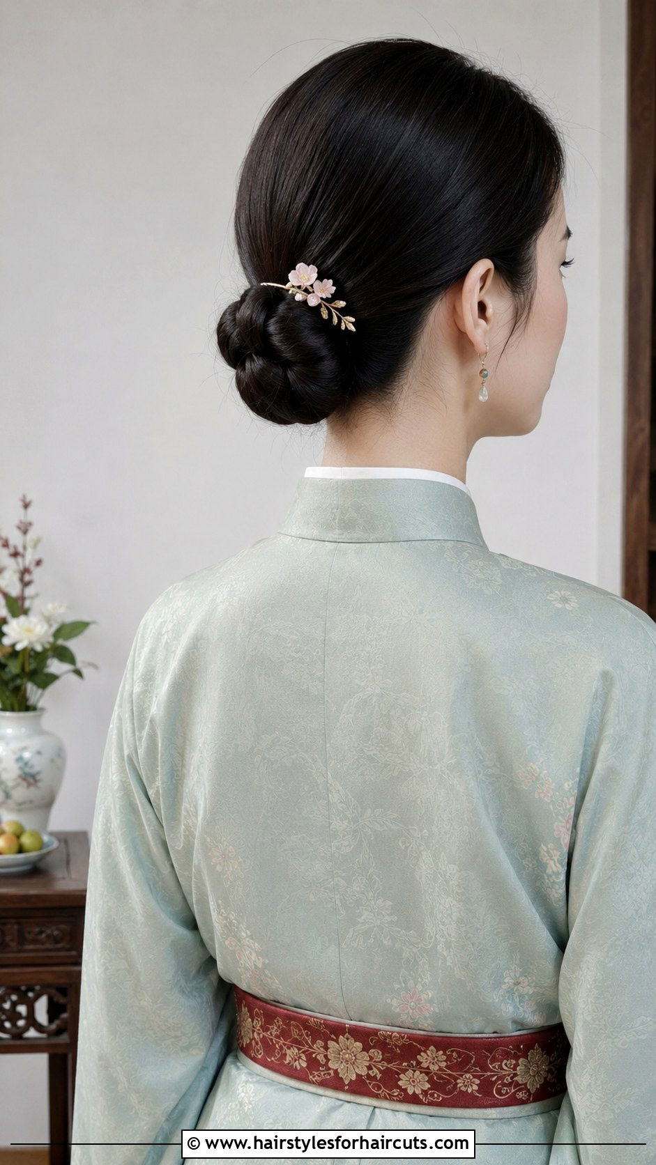Ming Dynasty Low Knot - 25 ancient chinese hairstyles - 25 ancient chinese hairstyles