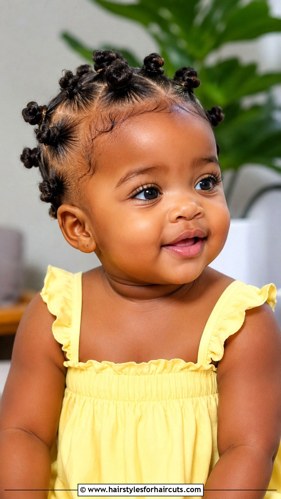 Mini Bantu Knots - 25 short hair infant black baby girl hairstyles - 25 short hair infant black baby girl hairstyles
