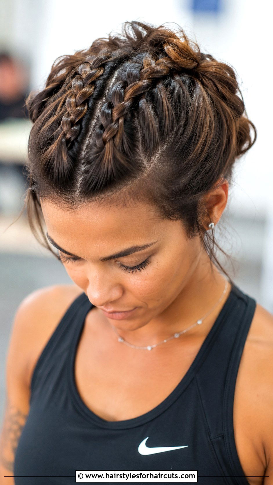 Mini Dutch Braid Updo Short Hair - 25 cute updo hairstyles for short hair - 25 cute updo hairstyles for short hair