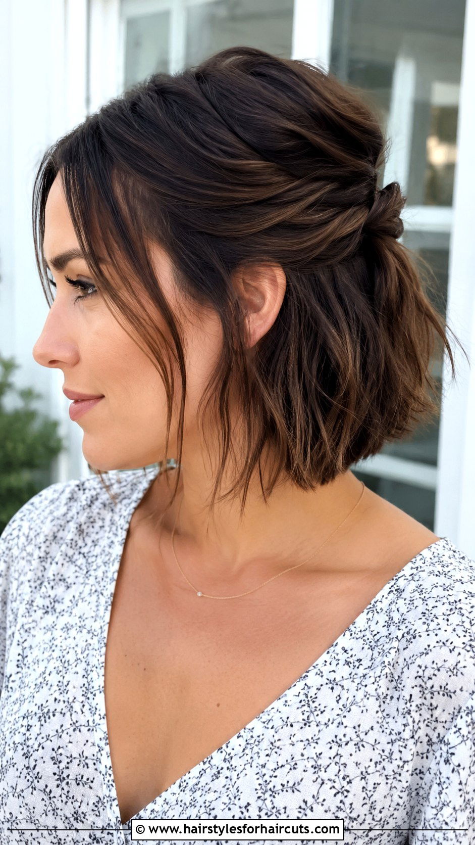 Mini French Braid Short Hair - 25 cute easy hairstyles for short hair - 25 cute easy hairstyles for short hair