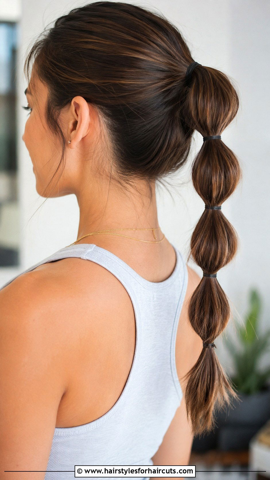 Mini Knots Ponytail - 25 knots hairstyles - 25 knots hairstyles