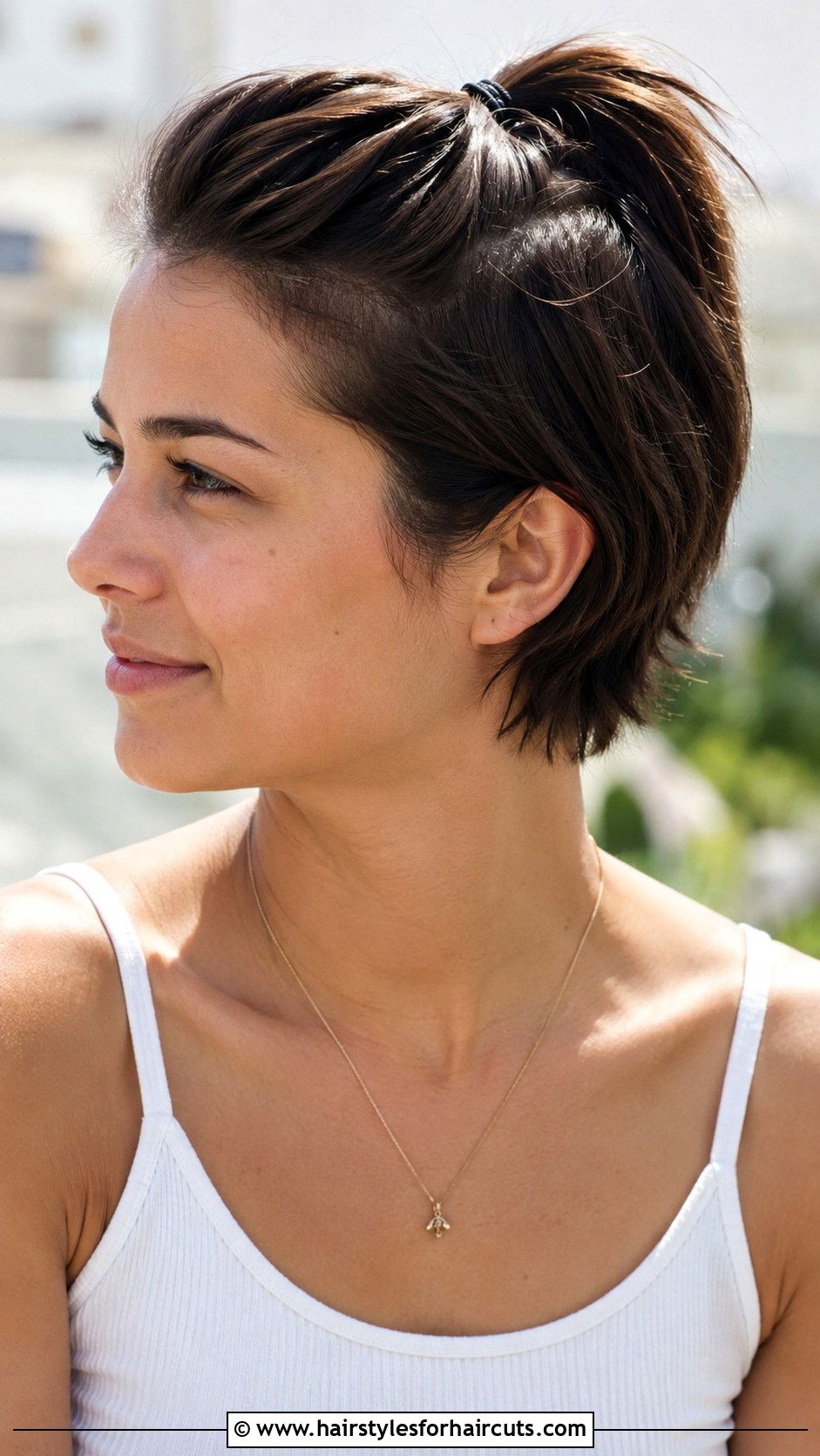 Mini Ponytail Short Hair - 25 cute and quick hairstyles for short hair - 25 cute and quick hairstyles for short hair