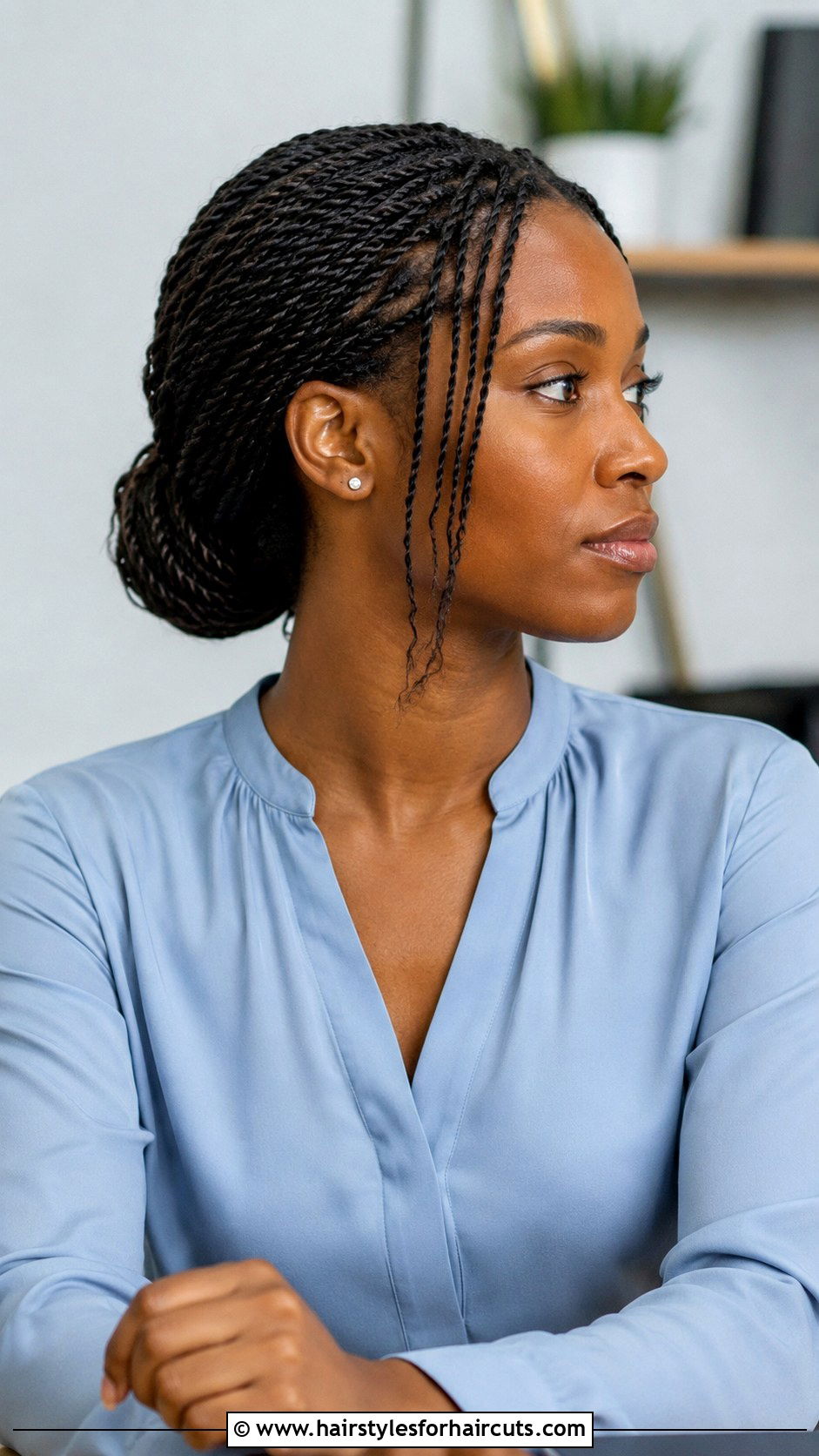 Mini Twists Low Ponytail - 25 easy diy hairstyles for black hair - 25 easy diy hairstyles for black hair