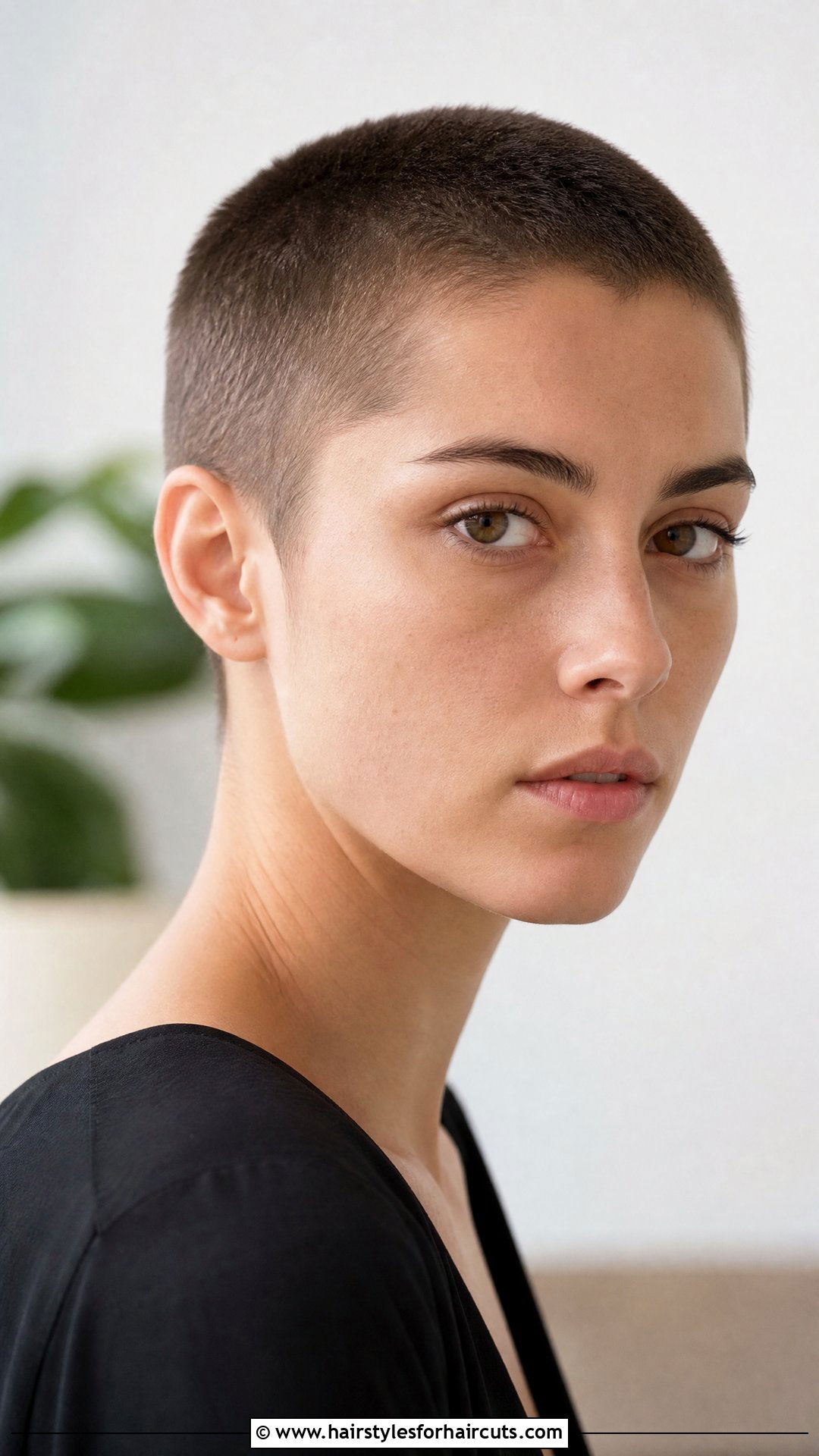 Minimalist Buzz Cut - 25 woman low cut hairstyles - 25 woman low cut hairstyles