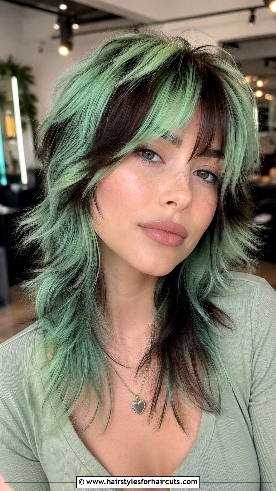 Mint Chip Razor Cut - 25 ice cream haircuts - 25 ice cream haircuts
