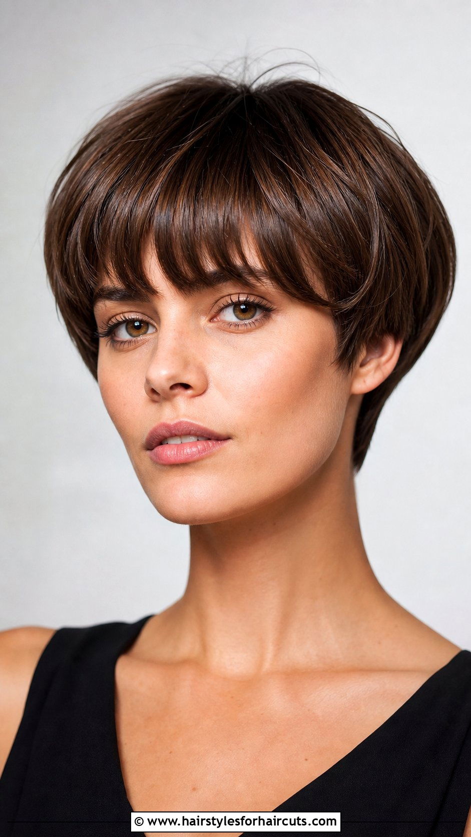 Modern Bowl Cut - 25 short haircuts for straight hair - 25 short haircuts for straight hair