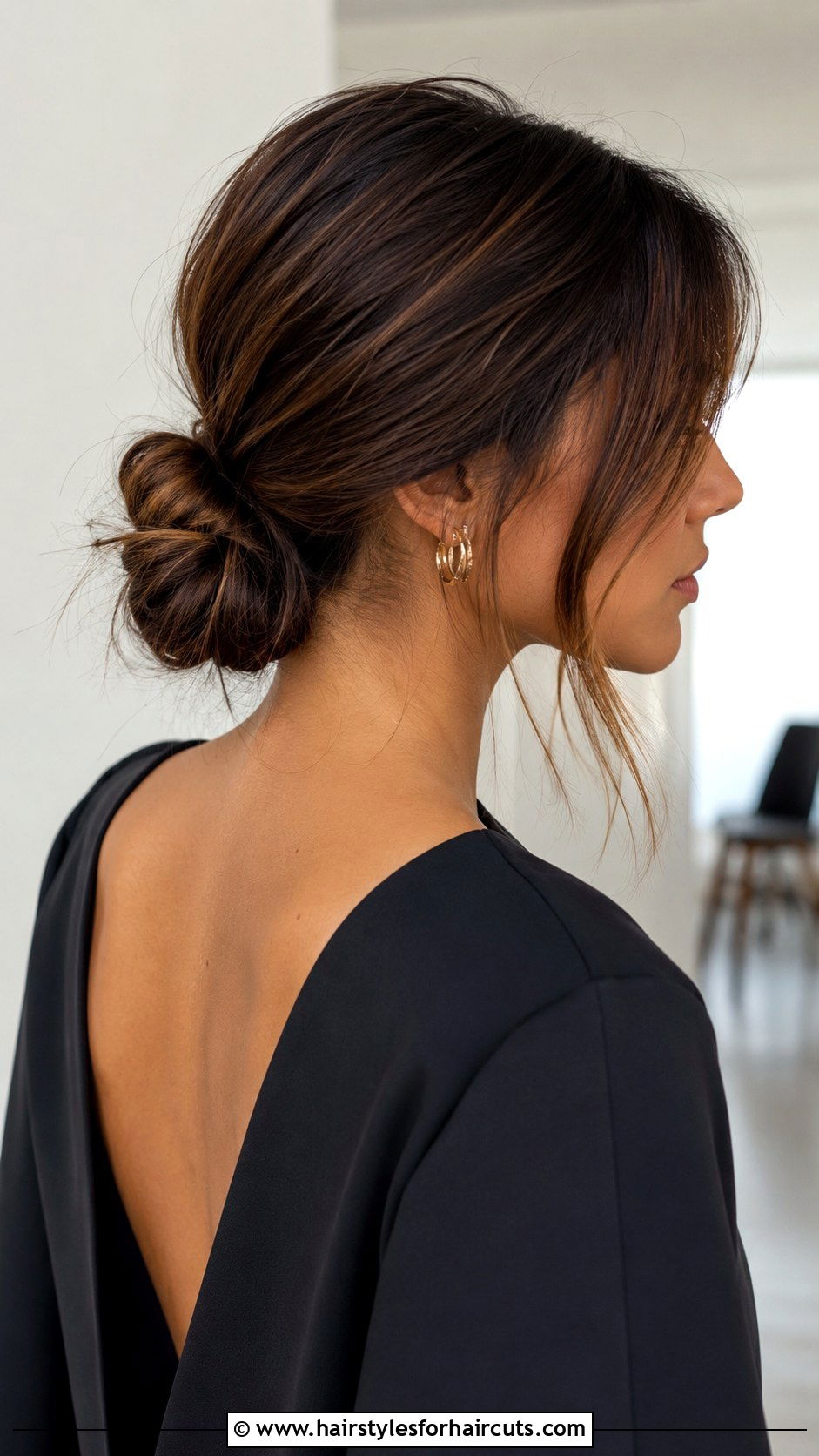 Modern Chignon For Lob Haircut - 25 chignon hairstyles for short hair - 25 chignon hairstyles for short hair