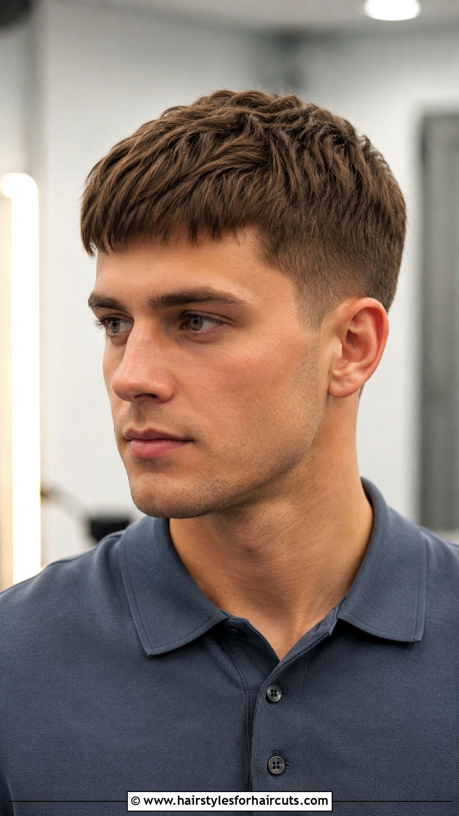 Modern Clay Caesar Cut - 25 clay hairstyles - 25 clay hairstyles