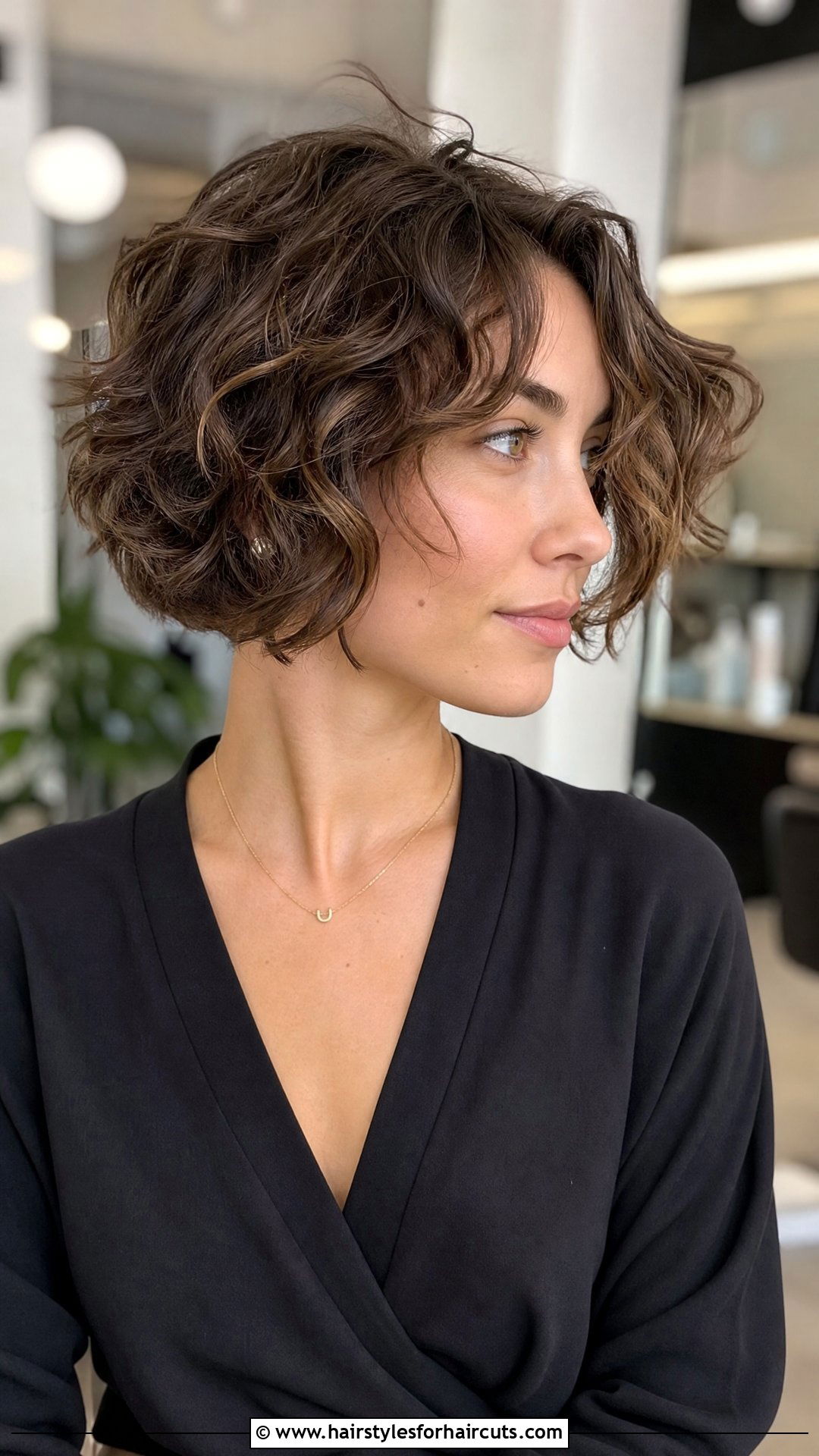 Modern Curly Wedge Haircut - 25 wedge haircuts for curly hair - 25 wedge haircuts for curly hair