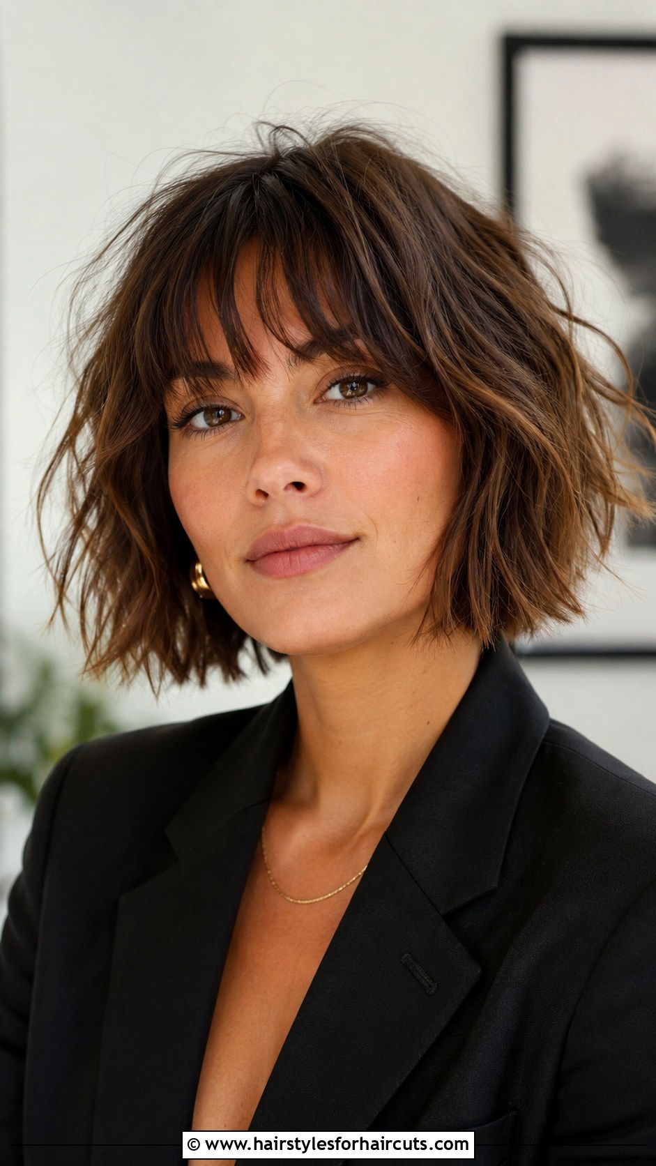 Modern Shag Bob Haircut - 25 shoulder length thick hair short haircuts - 25 shoulder length thick hair short haircuts