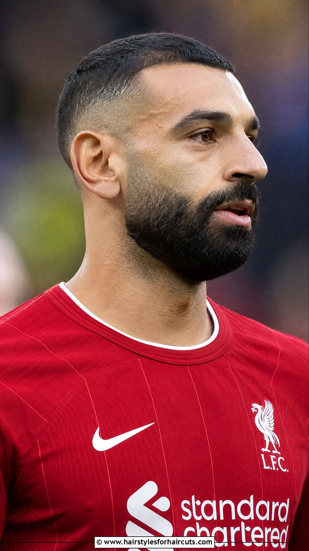 Mohamed Salah Buzz Cut Fade - 25 soccer hairstyles - 25 soccer hairstyles